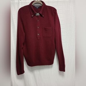 Brooks Brothers 100% Lambswool Pull Over Sweater. Men's L